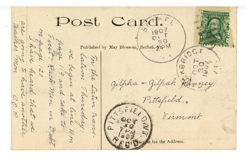 VT - Bethel. Whitcomb High School