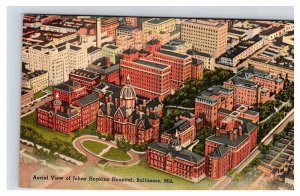 Postcard AERIAL VIEW SCENE Baltimore Maryland MD AU7954