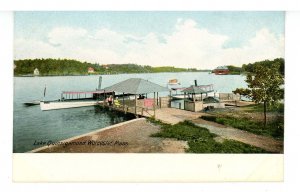 MA - Worcester. Lake Quinsigamond, Lincoln Park Boat Landing ca 1905