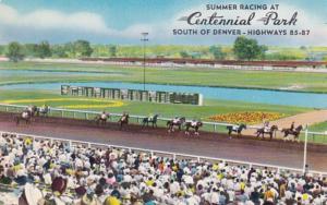 Colorado Littleton Centennial Park Parade To The Post Horse Racing