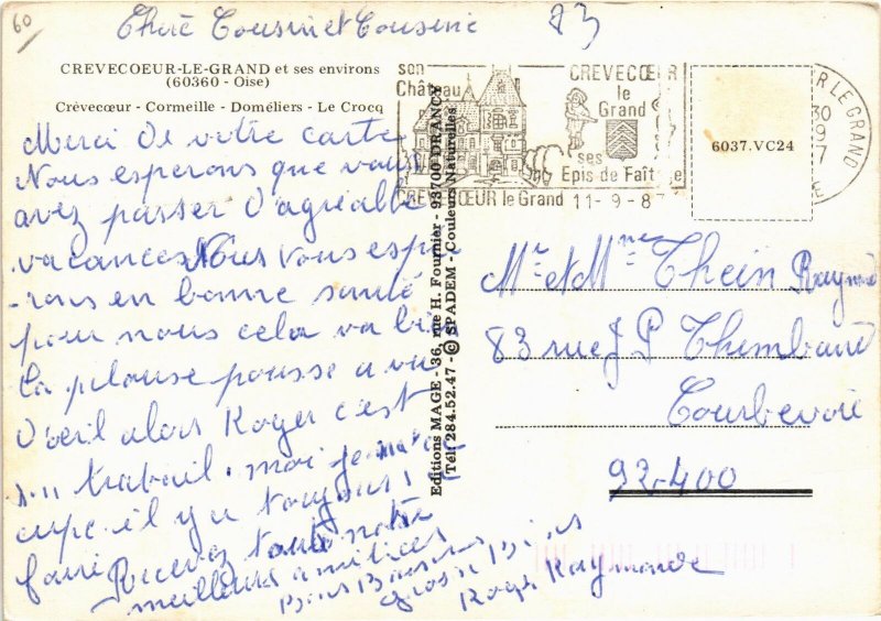 CPM Crevecoeur le Grand et ses environs FRANCE (1014390)