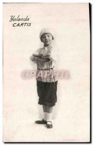 Old Postcard Yolanda Cartis