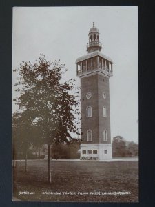 2 x LOUGHBOROUGH Carillon Tower & LARGEST BELL Rotterdam City Hall c1920s RP PC