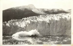 RPPC Postcard 24 Ice Fall Taku Glacier Calving Alaska AK, WP Co. Unposted
