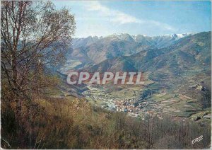 Postcard Modern Prats de Mollo (745 m) and its Site High Vallespir