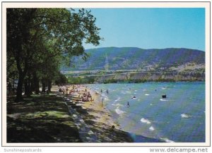 Canada British Columbia Penticton Beach Scene