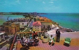 Puerto San Juan Condado Beach From Terrace Of La Concha Hotel