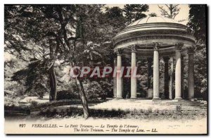 Old Postcard Versailles Le Petit Trianon The Temple of & # 39amour