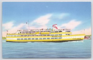 Transportation~SS Mount Vernon On Wilson Line~c1910 Postcard