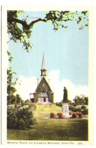 Memorial Church and Evangeline Monument, Grande Pre, Nova Scotia