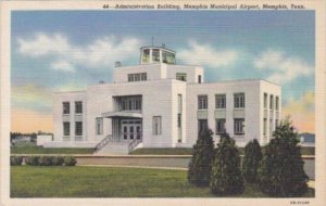 Tennessee Memphis Administration Building Memphis Municipal Airport Curteich