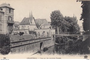 CHARTRES, France,1910-1920s, Vue sur les anciens Fosses