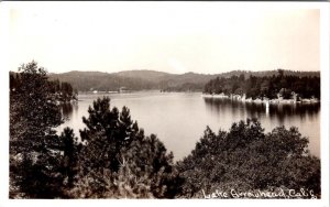 RPPC, CA California  LAKE ARROWHEAD VIEW San Bernardino County ca1940's Postcard