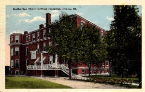 Dixon, Illinois - A view of Katherine Shaw Bethen Hospital - in 1921