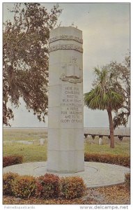 Ribaut Monument, Site of Charles Fort, Beaufort County, South Carolina 1940-60s