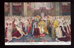 ROY302 - King Edward VII - Coronation - J.S.Fry Chocolate Souvenir Postcard