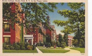 Keuka College at Keuka Park NY, New York - In the Finger Lake Region - Linen