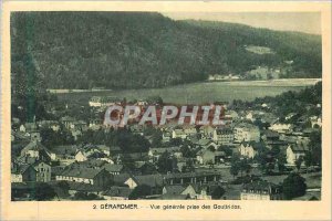 Old Postcard Gerardmer Vue Generale taking Goultridos