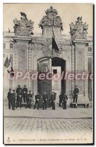 Postcard From Old Versailles Artillery School And The Genie