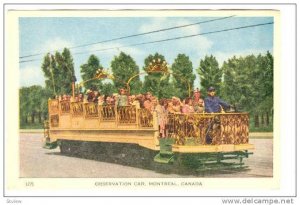 Observation Car, Montreal (Quebec), Canada, 1910-1920s