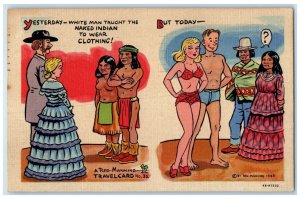 1954 Reh Manning Native American Yesterday Today Phoenix Arizona AZ Postcard