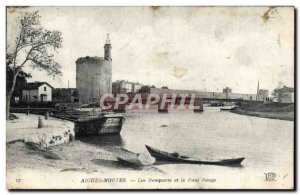 Old Postcard Acute Dead Remparts and the Red Bridge