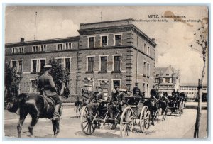 1908 Snapshot Machine Gun Department Metz Grand Est France Antique Postcard