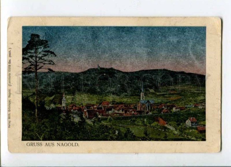 289400 GERMANY Gruss aus NAGOLD Vintage postcard
