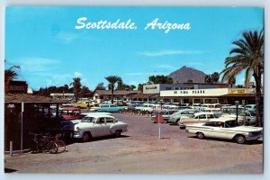 Scottsdale Arizona Postcard Pima Plaza Camelback Mountain c1964 Vintage Antique