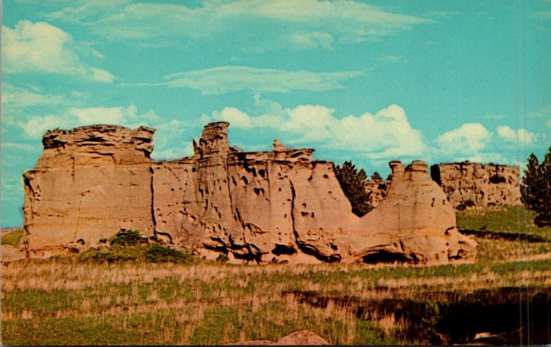 Montana Medicine Rocks State Park Typical Rock Formation