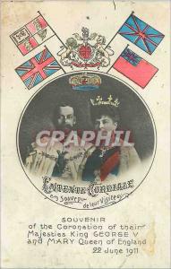 CPA Souvenir of the coronation of their majesties king george V and mary queen o