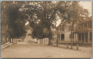 SANDWICH MA MAIN STREET ANTIQUE REAL PHOTO POSTCARD RPPC