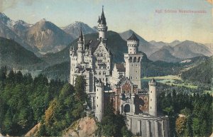 Germany Neuschwanstein castle 1909