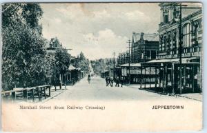 JEPPESTOWN, JOHANNESBURG South Africa    MARSHALL STREET Scene  1900s   Postcard