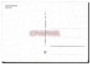 Postcard Modern Amsterdam Damrak