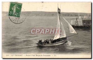 Old Postcard Treport Rentree d & # 39A boat ride