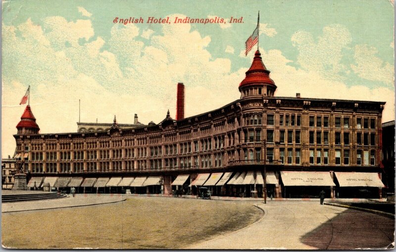 Postcard English Hotel in Indianapolis, Indiana~134258