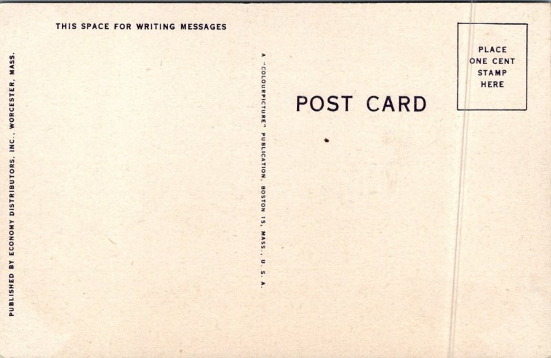 Clark University Worcester Massachusetts MA Campus Building View Postcard