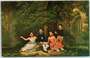 M-29661 Portrait of the Kellogg Children of Old Bennington Vermont By Alban C...