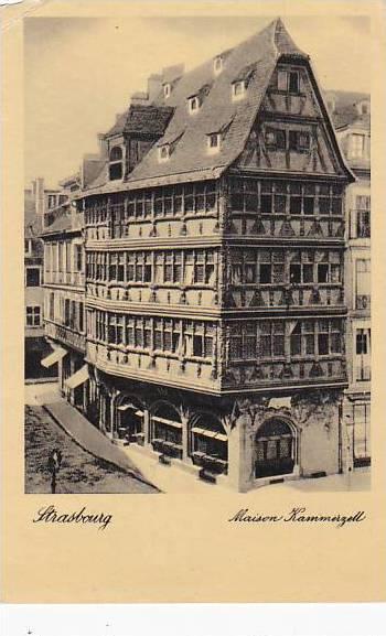 France Strasbourg Maison Kammerzell 1938