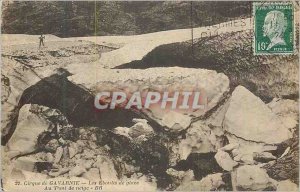 Old Postcard Gavarnie Eboulisde The Beach In Snow Bridge