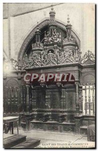 Old Postcard Saint Bertrand de Comminges Stalls of Celebrant and his Ministers