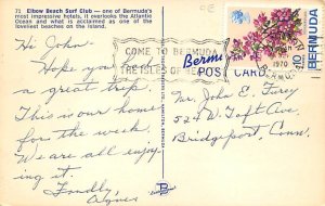 Elbow Beach Surf Club Bermuda Postcard