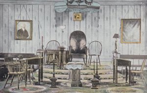 ALEXANDRIA, Virginia, 1900-1910s; Interior View Of Old Lodge