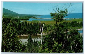 Cape Breton Nova Scotia Canada Postcard Indian Brook Looking North c1960's