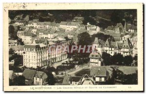 Old Postcard Le Mont Dore Les Grandes Hotels And Route De Clermont