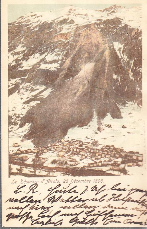 Airolo Switzerland Landslide 1898