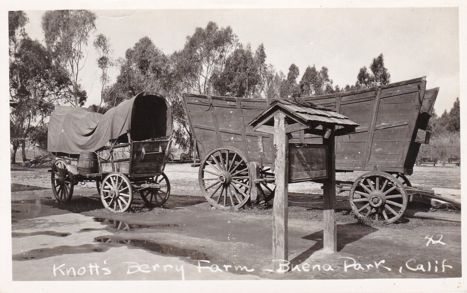California Buena Park Knott's Berry Farm Ghost Town Covered Wagons Real