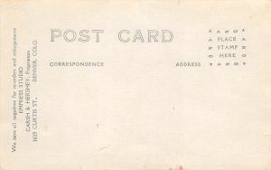 RPPC COLORADO FLYER Leaving Denver Train Railroad Studio Photo Antique 1910s