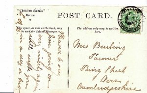 Genealogy Postcard - Family History - Burling - Over - Cambridgeshire   A1456